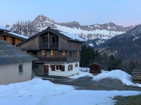 Appartement rénové, 6 pers, 2 ch + coin montagne, centre Crest-Voland, parking, skiroom, WIFI - FR-1-733-16